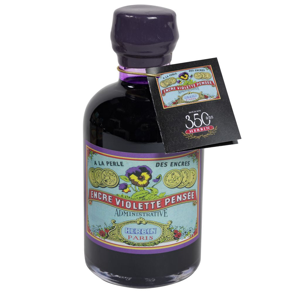 Tinta Para Caneta Tinteiro Herbin Edição 350 anos 500ml Violette
